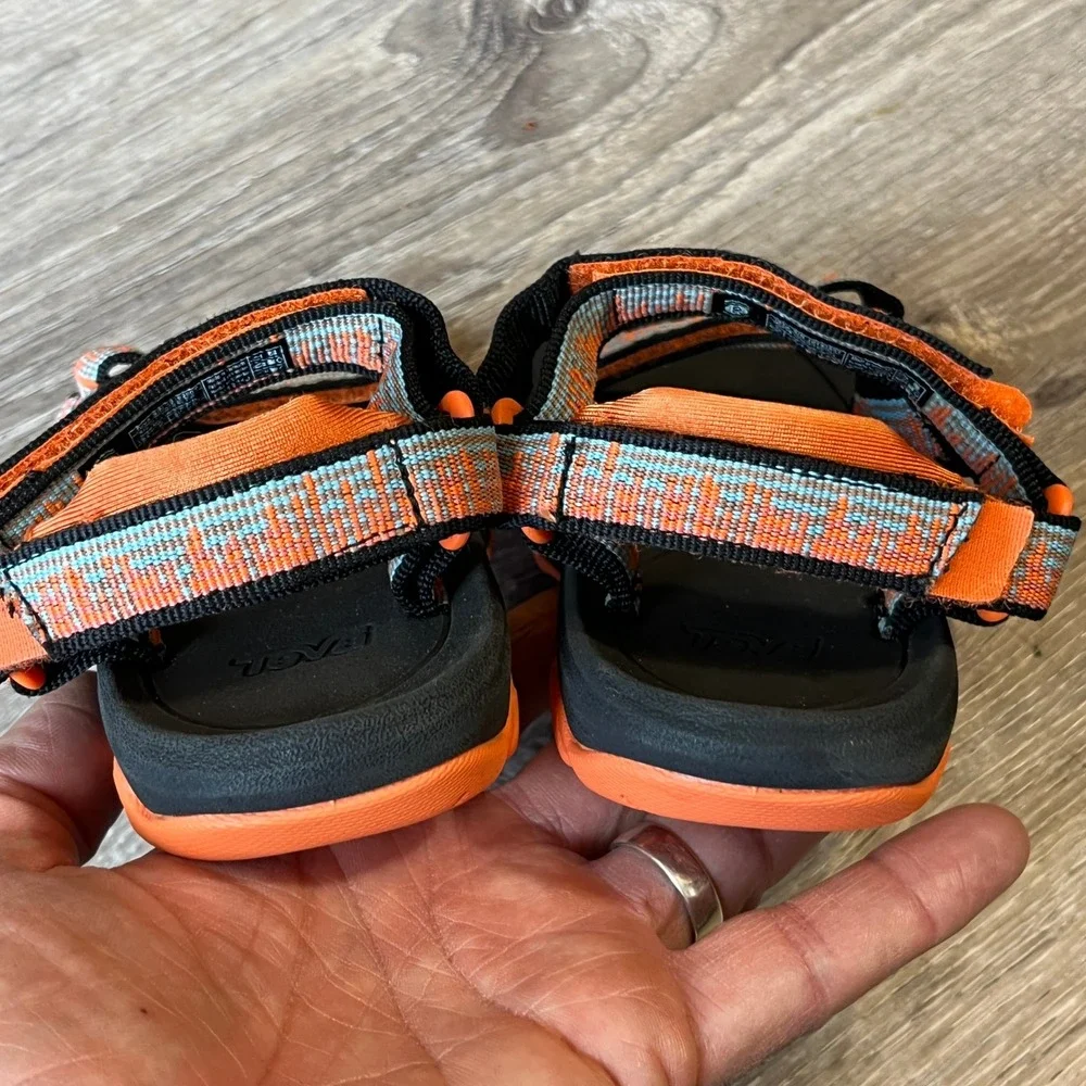 Teva Hurricane XLT2 Kids Orange Blue Multi Sport Sandal 1019390T Size 10 Toddler